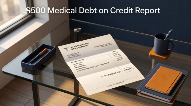 $500 Medical Debt on Credit Report: What the Threshold Actually Means for You