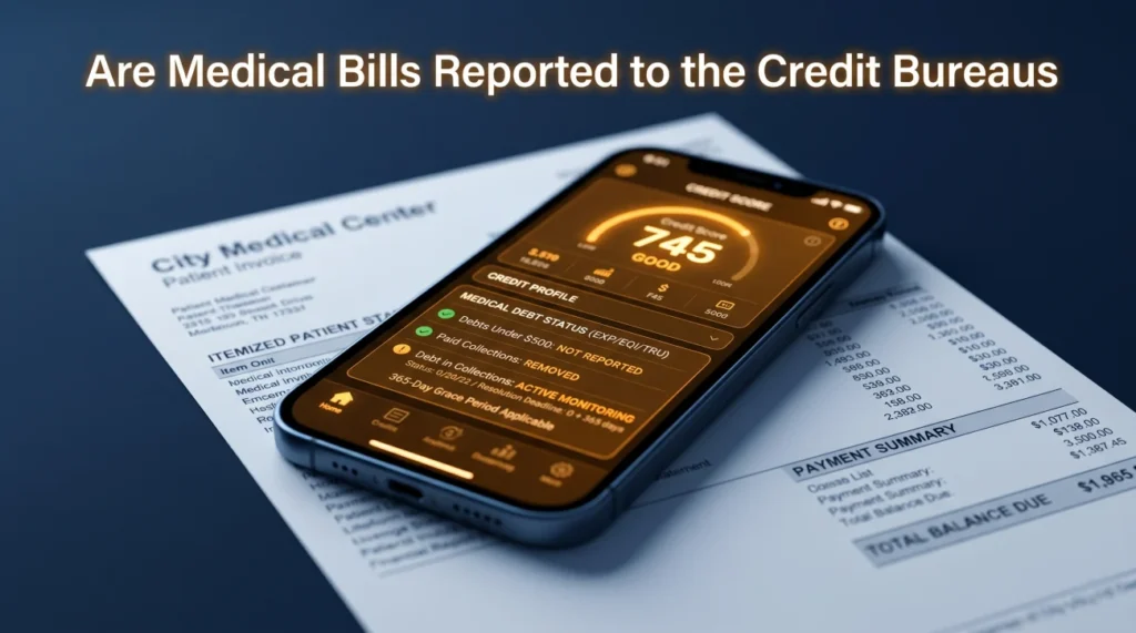 Are Medical Bills Reported To The Credit Bureaus