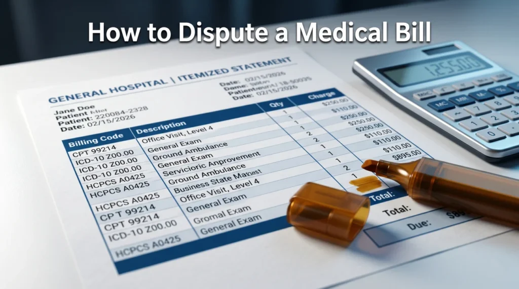 How To Dispute A Medical Bill