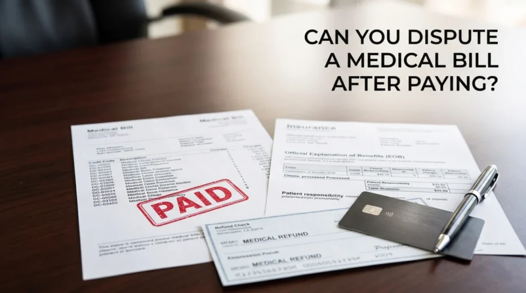 Can You Dispute A Medical Bill After Paying