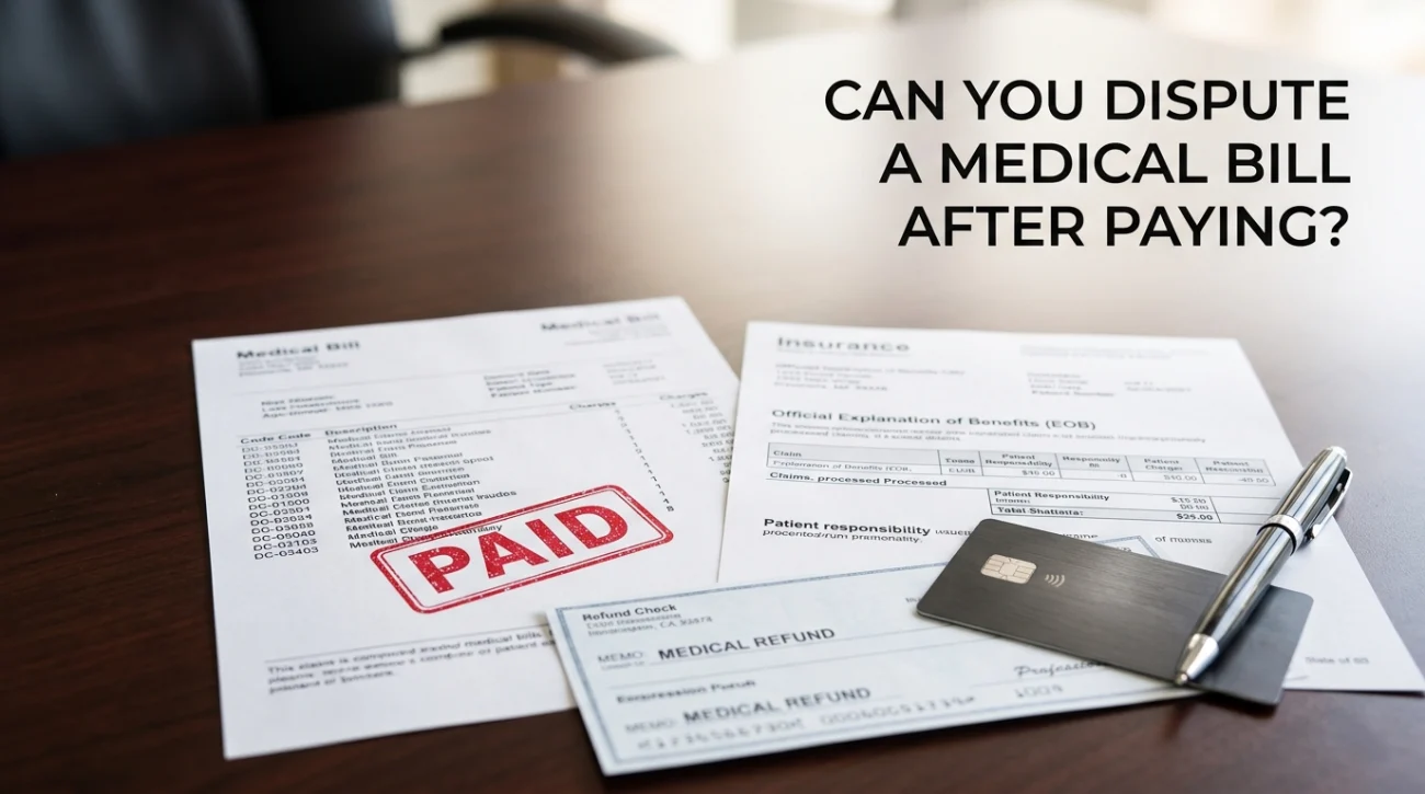 Can You Dispute A Medical Bill After Paying