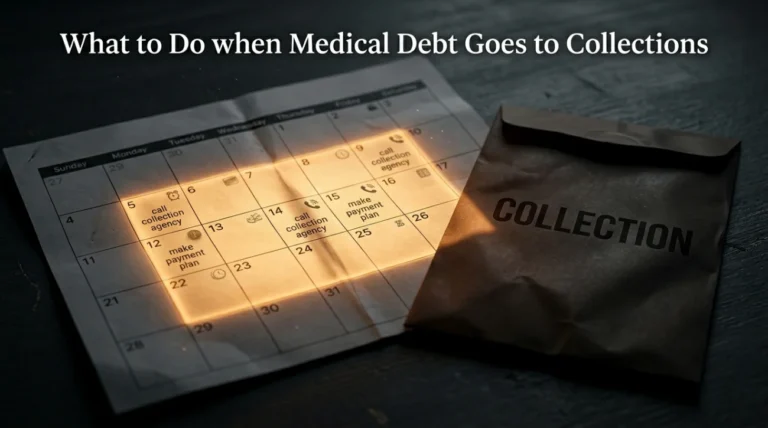 What to Do When Medical Debt Goes to Collections: The First 30 Days