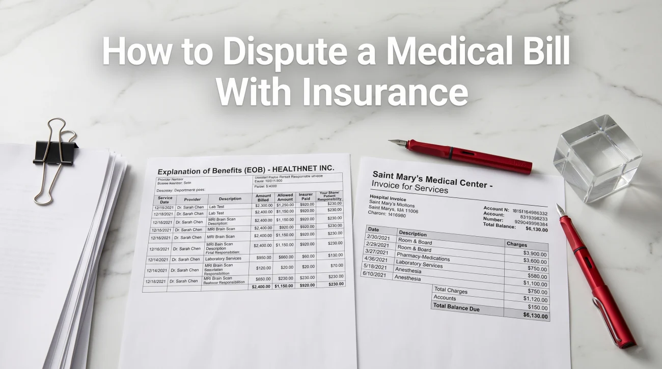 How To Dispute A Medical Bill With Insurance