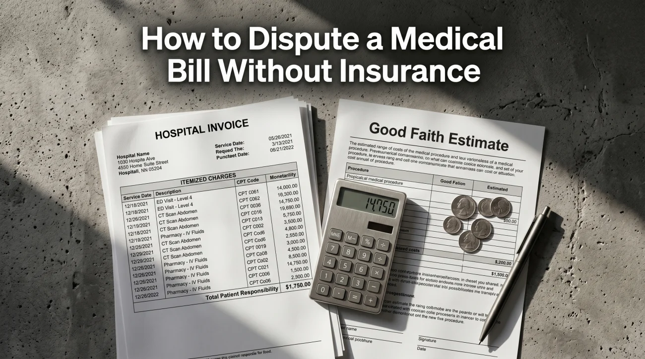 How To Dispute A Medical Bill Without Insurance