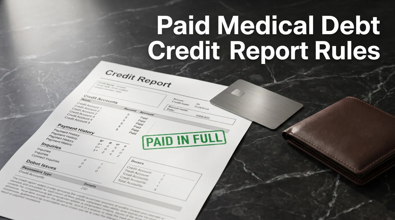 Paid Medical Debt Credit Report